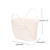Panier de Bain Panier de Rangement Portable Panier à Linge Ménager Multifonctionnel Panier de Rangement pour le Linge Classifié Plastique Drainage