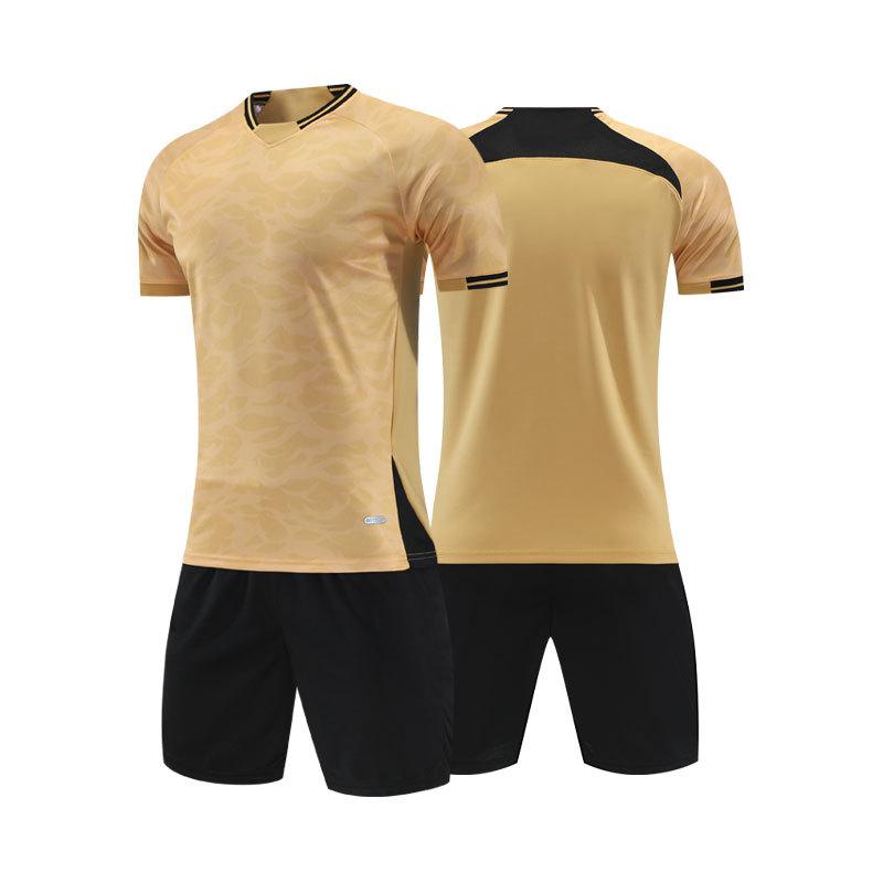 Short-sleeved Football Jersey Adult Children's Game Training Jersey Quick-drying Breathable Printed Football Jersey