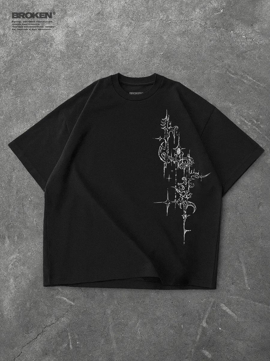 Number 27 print T-shirt 4XL