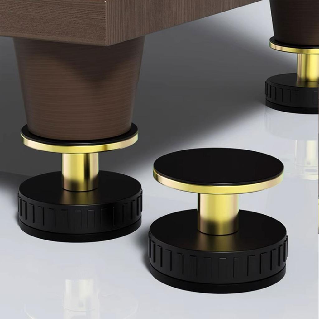 4pcs Adjustable Furniture Legs Threaded Bed Frame Anti-Shake Headboard Stoppers Fixer Punch-Free Furniture Fixed Accessories