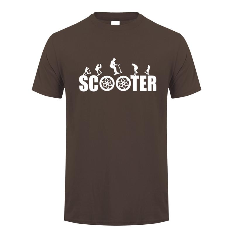 Stunt scooter T Shirt Summer Unisex Short Sleeve Cotton Tshirt Cool Unisex Tshirts JL107