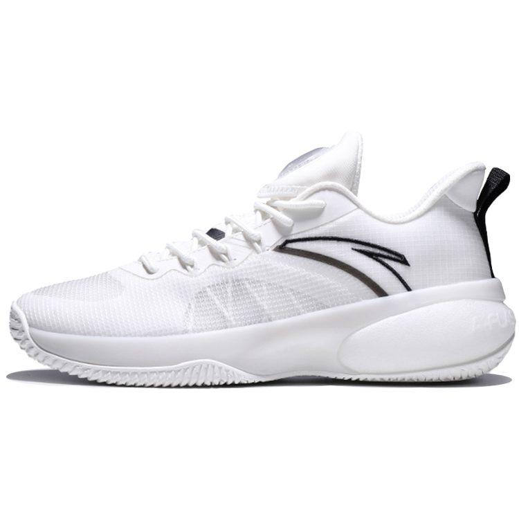 Anta Cement Killer Low top Performance Basketball Shoes Men's White Black 112121606S-2