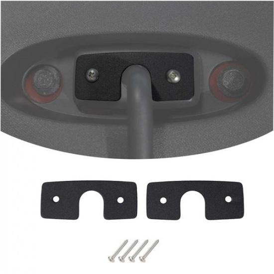 2x Metal Head up Sunglass Holder Panel Kit Clips For Jeep Wrangler JK JKU 07-17