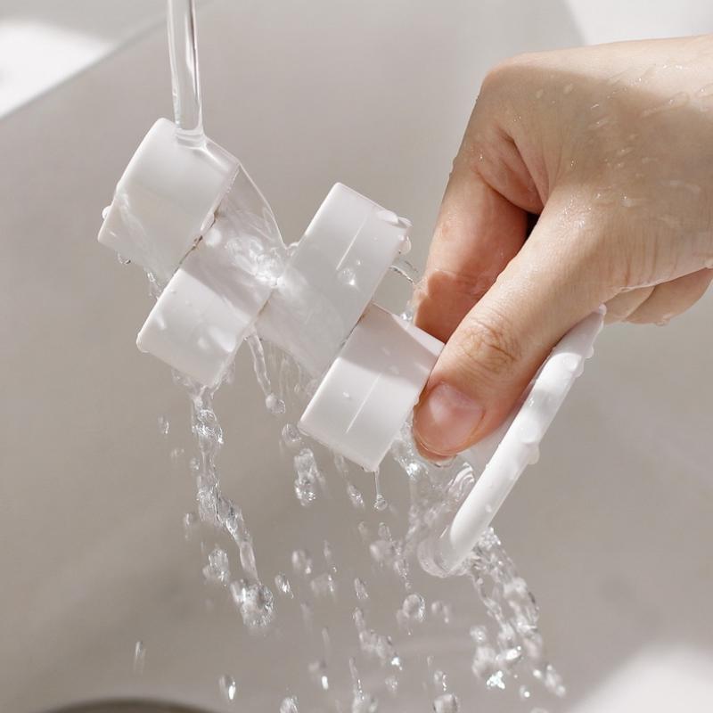 1Pcs Rotating Toothbrush Holder Bathroom Desktop Toothbrush Storage Rack Makeup Brush Pen Organizers Bathroom Accessories