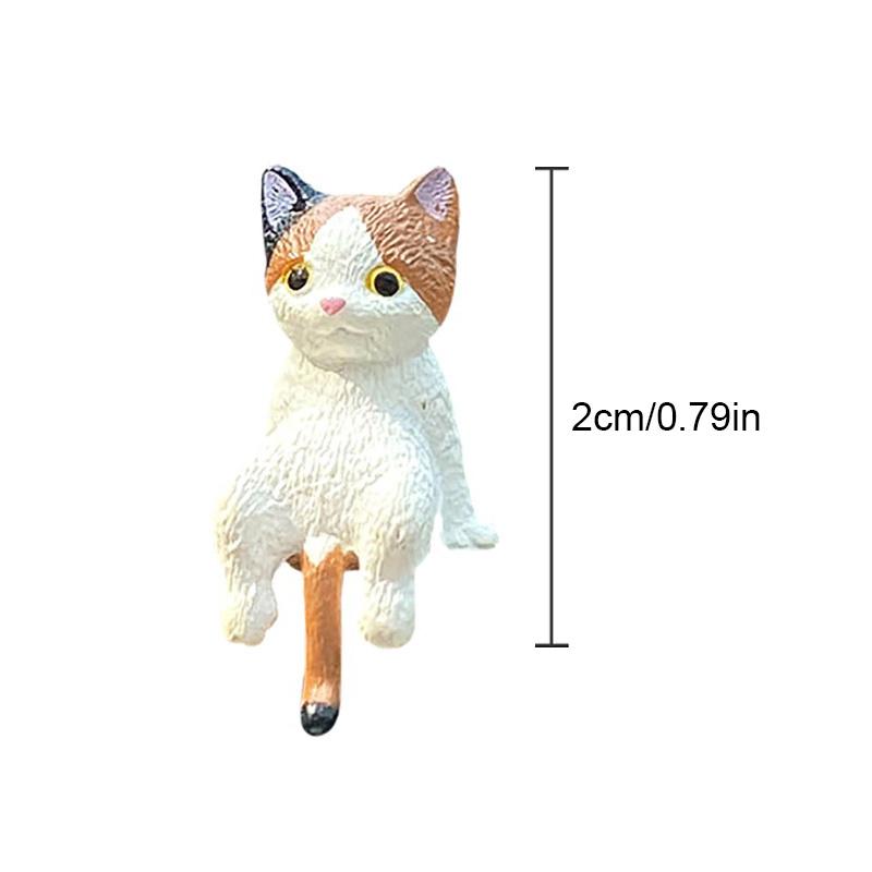 

4pcs Cute Car Center Console Decoration Ornaments Kitten Action Figure Auto Dashboard Rearview Mirror Decoration Car Accessories