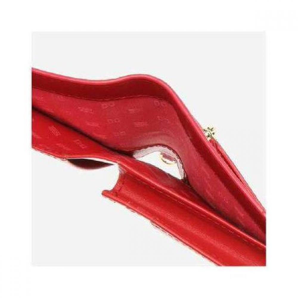 Daks Red Cutting Logo Card Wallet Dcwa2e002r2