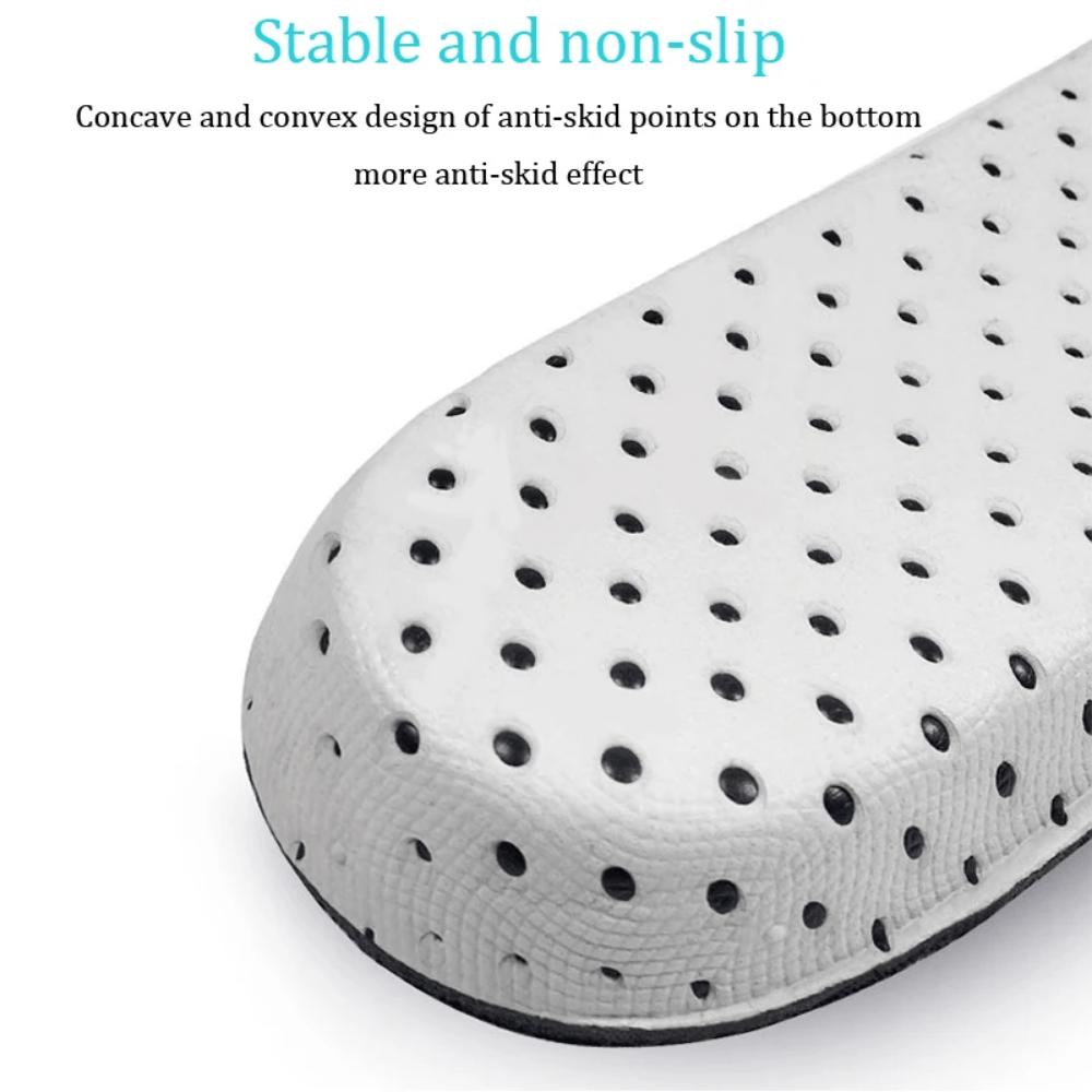 Hard Breathable Memory Foam Height Increase Insole Heel Lifting Inserts Shoe Lifts Shoe Pads Elevator Insoles for Unisex