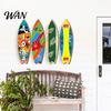 Wasserdichtes Holzschild Hawaiianisches Surfbrett Wandkunst, Tropisches Stranddekor Schild, Sommer Aloha Thema Hängendes Schild Langlebig für Wohnzimmer Kinder