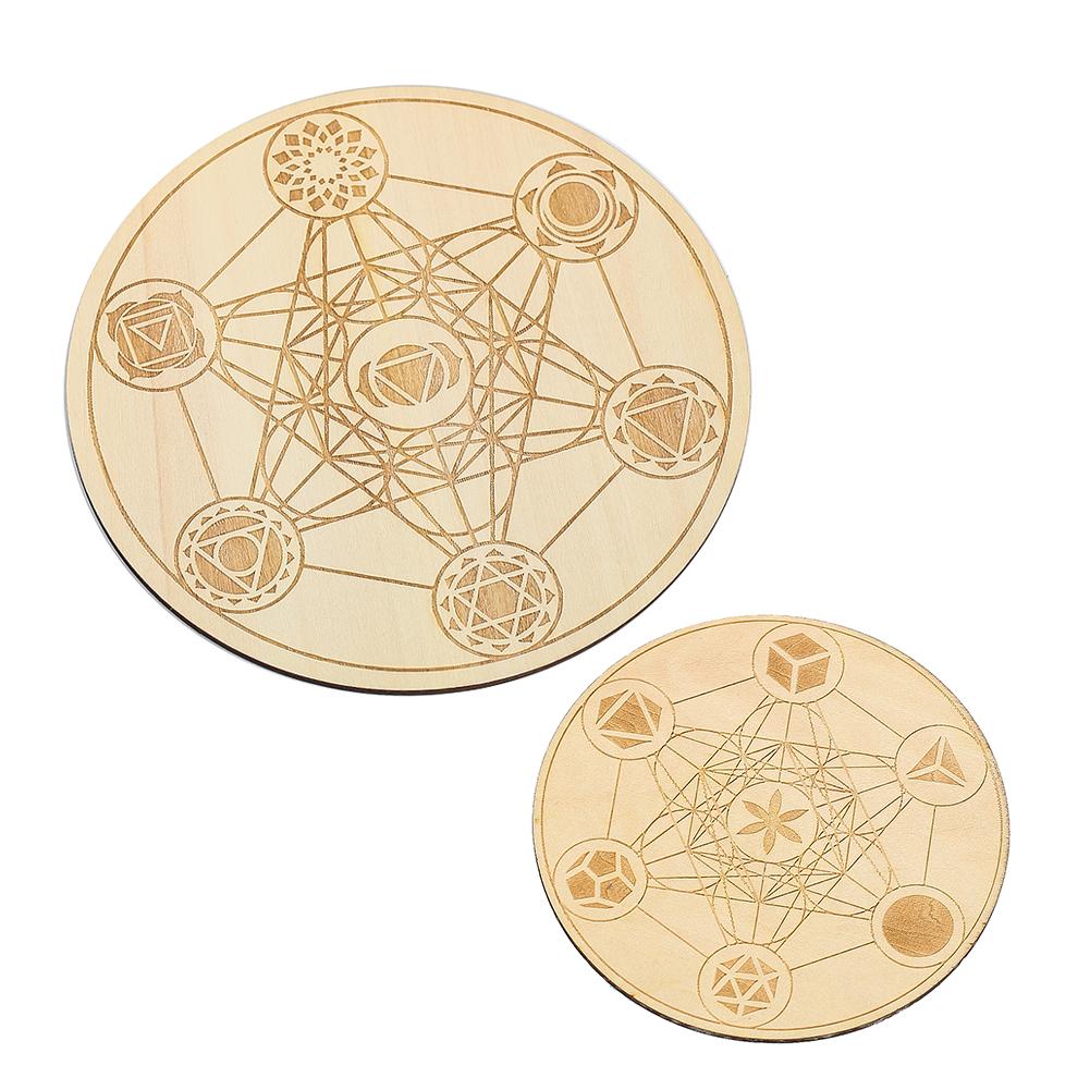 

Кристаллическая сетка Доска для спиритических сеансов Куб Метатрона Сакральная геометрия Деревянная пластина Чакра Йога Медитация Колдовство Алтарь Ритуальный декор Доска