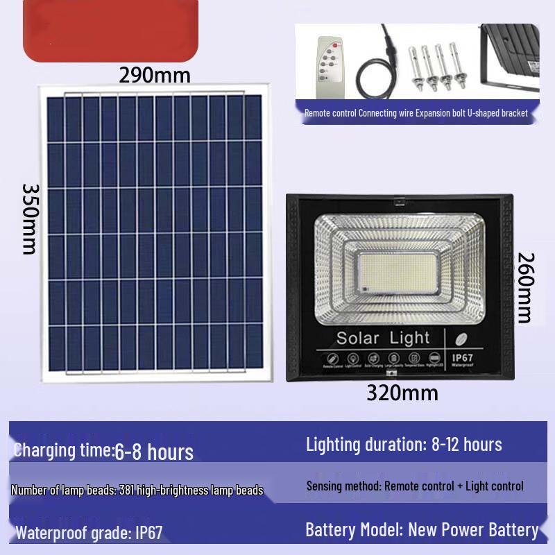 

Pallid Outdoor Solar LED Light with Remote