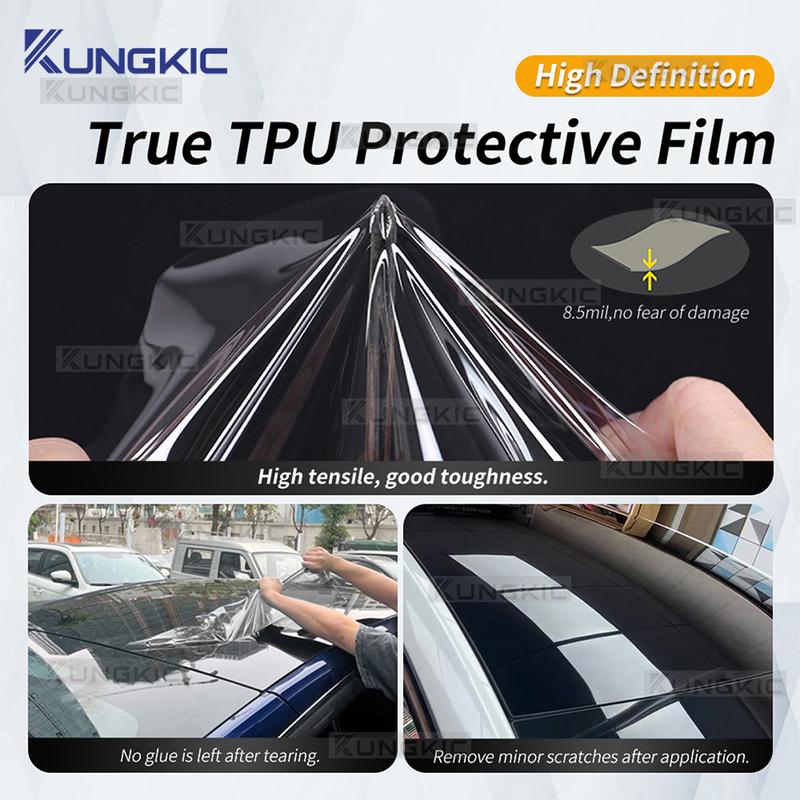 For XiaoPeng X9 2024 2025 TPU Ice Armor Pre-Cut Sunroof Protection Film Heat ulation Awning Supplies Car PPF Accessories