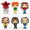 6Pcs/set Anime Strangers Things Figure Cute Eleven Demogorgon Action Vinyl Collectible Ornaments Model Toys Holiday Gift Poseable Articulated Scale