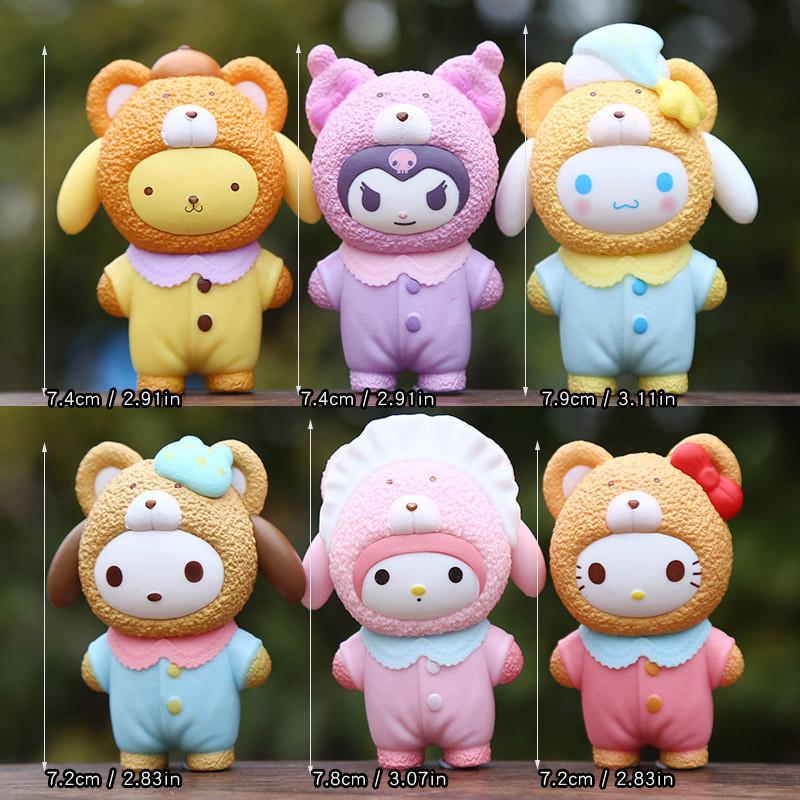 

Мелоди Sanrio Куроми Пом Пом Пурин Модель Игрушка Диковинки Дисплей Для