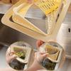 Suction Cup Press Sink Drainer Basket Automatic Dumping Strainer Basket Hanging Faucet Sponge Storage Rack