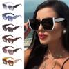 Oversized Cat Eye Sunglasses Vintage UV400 Protection Square Sun Glasses Retro Beach/Travel/Streetwear Eyewear for Women & Men