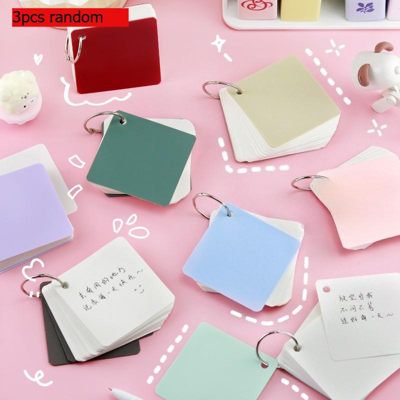 Gift Morandi Loose Leaf Book Creative Detachable Small Student Classroom Carry Picture Wholesale Memo Pad Kawai Stationery