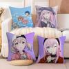 Project Sekai Anime Young Cushion Cover Soft Plush Fabric Double-Sided Printed Sofa Cushion Cover for All Seasons HomeDecor Gift