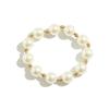 3Pcs Elegant Necklace Bracelet Earring Light Luxury Pearl Beads Necklace Pearl Jewelry Set  Party