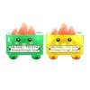 Stress Relief Ball with LED Light Flame Trash Can Design Squeeze Toy Employee Appreciation Gifts Ornament Party Favor