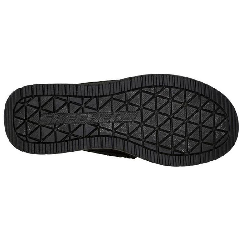 Skechers Relaxed Fit Murette-Ghetti Men Fabric Low Casual Shoes Black 204638-BBK