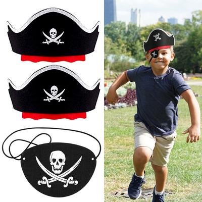 Opaska piracka Plastry na oko Imprezowa opaska do włosów Gotyckie Kostiumy Cosplay Akcesoria imprezowe Fryzury Tematyczne Imprezowe ubrania