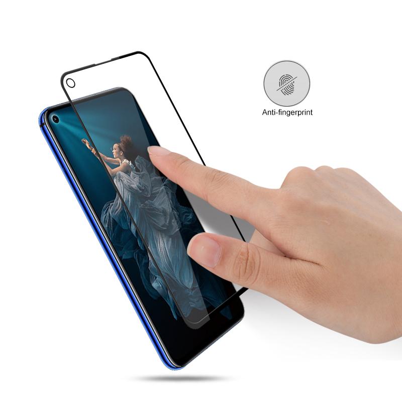 

AMORUS Full Glue Full Cover Silk Printing Tempered Glass Screen Protector for Huawei Honor 20/nova 5T/Honor 20 Pro/Mate 30 Lite Type A