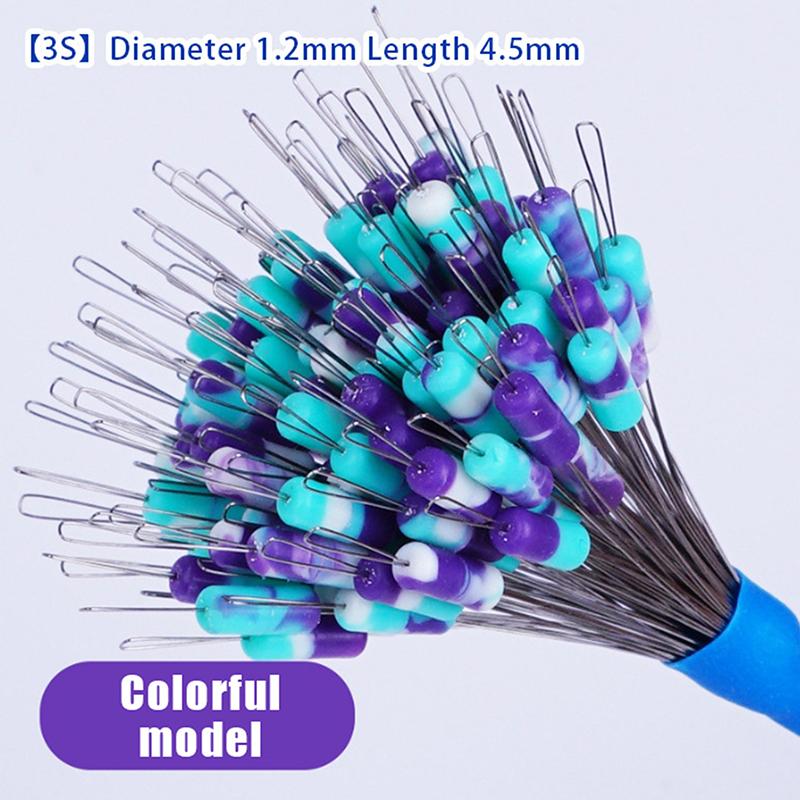 100 шт./пакет Много цветов Поплавок для поплавочной рыбалки Силиконовый стопор Стопорное кольцо Соединитель Сопротивление лески Рыболовные аксессуары