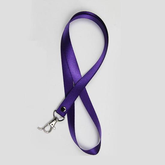 Lanyard Einfarbig Reißfestes Nylonseil Lanyard ID-Halter für Erwachsene