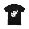 Rock Cat Happy Football Spanish Bullfighting Casual T-Shirt 100% Cotton Graphic Tee Men Women Summer Streetwear Top