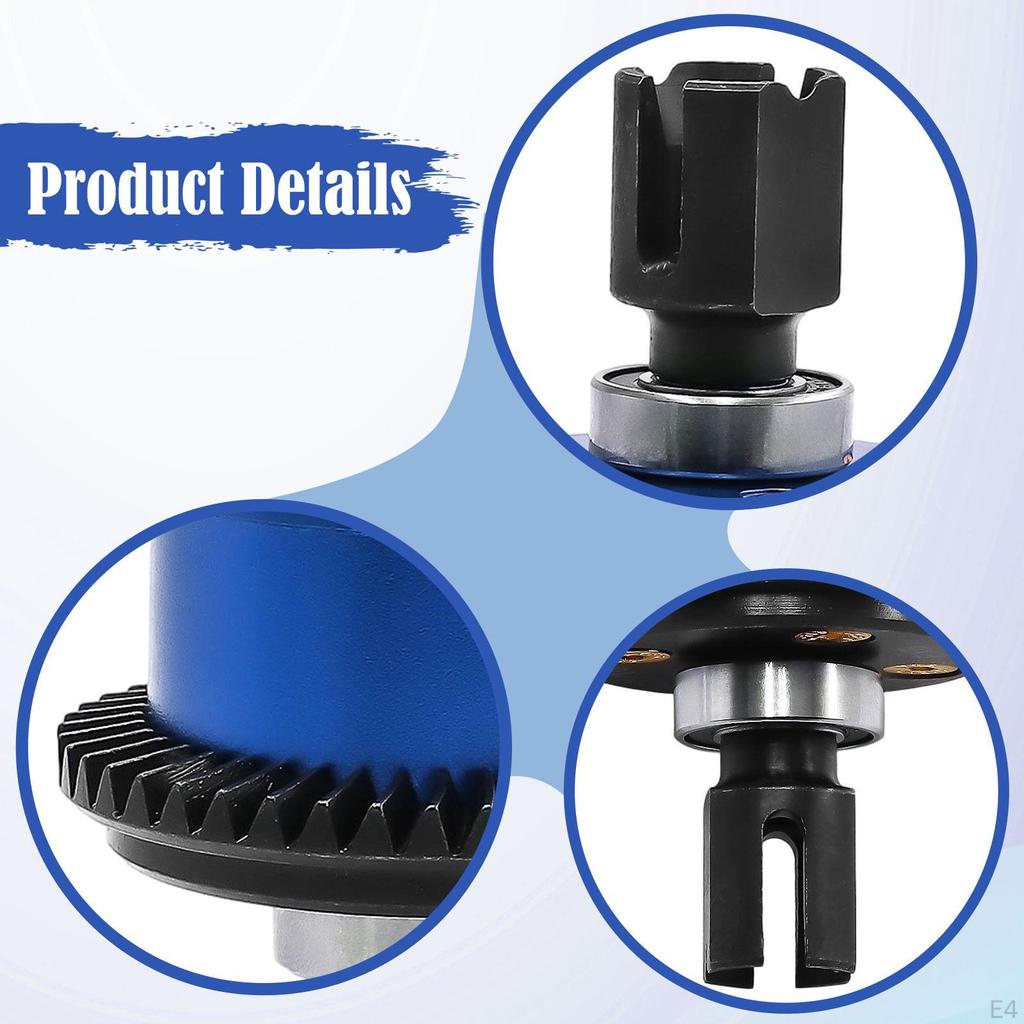 43T+10T Front & Rear Split Differential Assembly Accessories Car Parts Metal