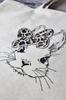 Shopper with Embroidery Rabbit with Bow LB786 NeedleWoman Beige (39681001)