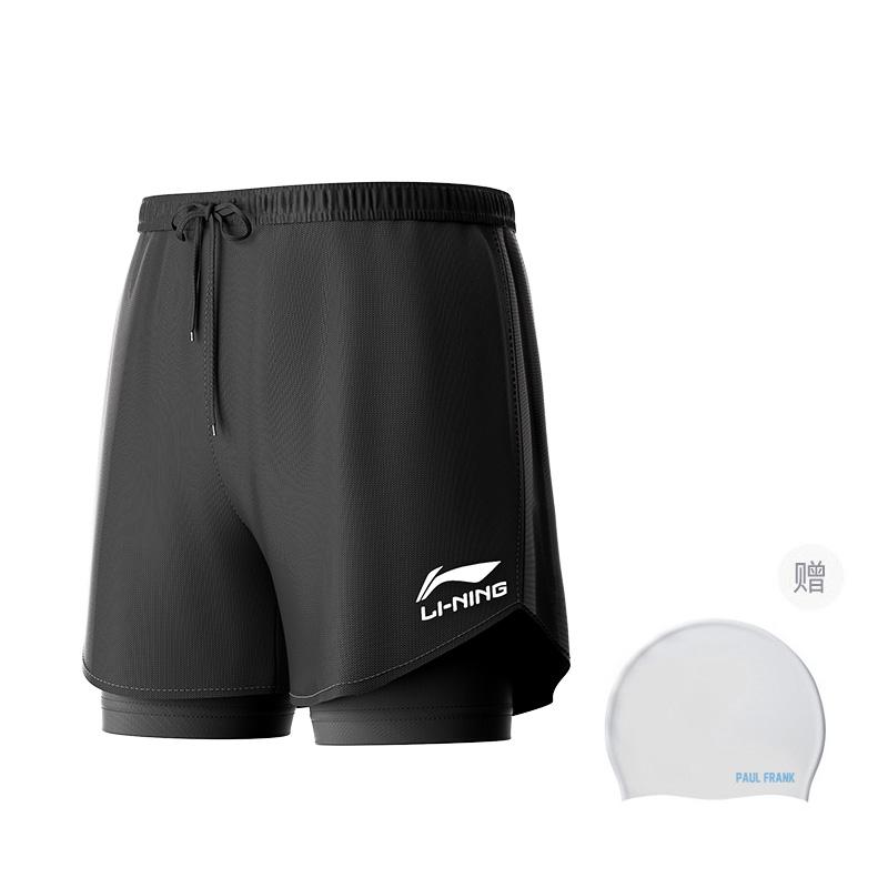 Li Ning Swimming Shorts Men's Black LSKY607-1