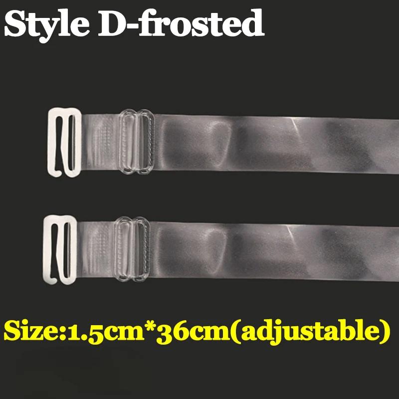 10pcs Nonslip Transparent Bra Straps Invisible Detachable Adjustable Shoulder Strap Women Elastic Bra Belt Underwear Accessories