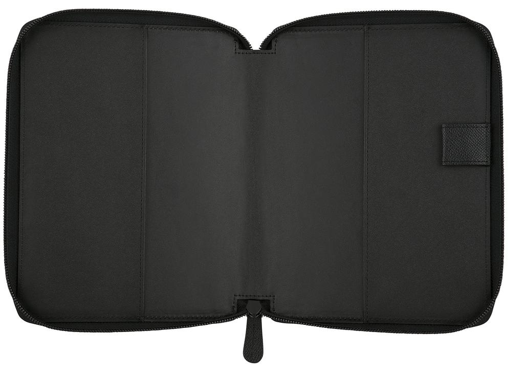 Franklin Planner Color Noblesse II Zipper Organizer Cover 63098 B6 Size Black