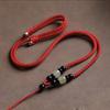 Adjustable Hetian Jade Pendant Lanyard for Men & Women - Red, Black, Brown Necklace Cord