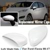 Car Wing Door Rearview Side Mirror Covers For Ford Fiesta Mk7 2008 2009 2010 2011 2012-2017 Cap Trim Case Frame Accessories