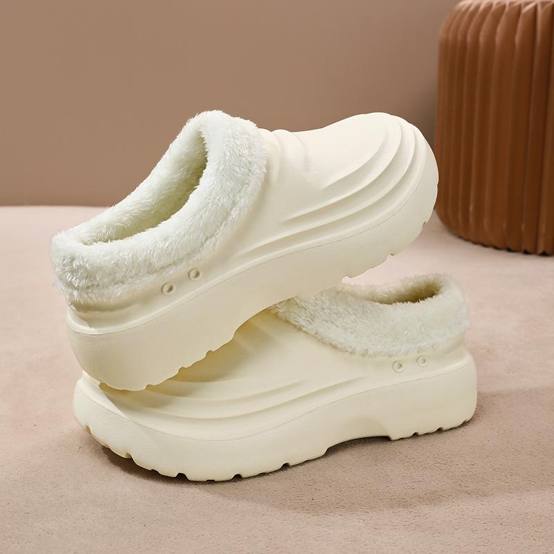 EVA Chef Shoes, Winter Cotton Slippers, Hotel Work Shoes, Waterproof and Non Slip Soft Soled Safety Shoes