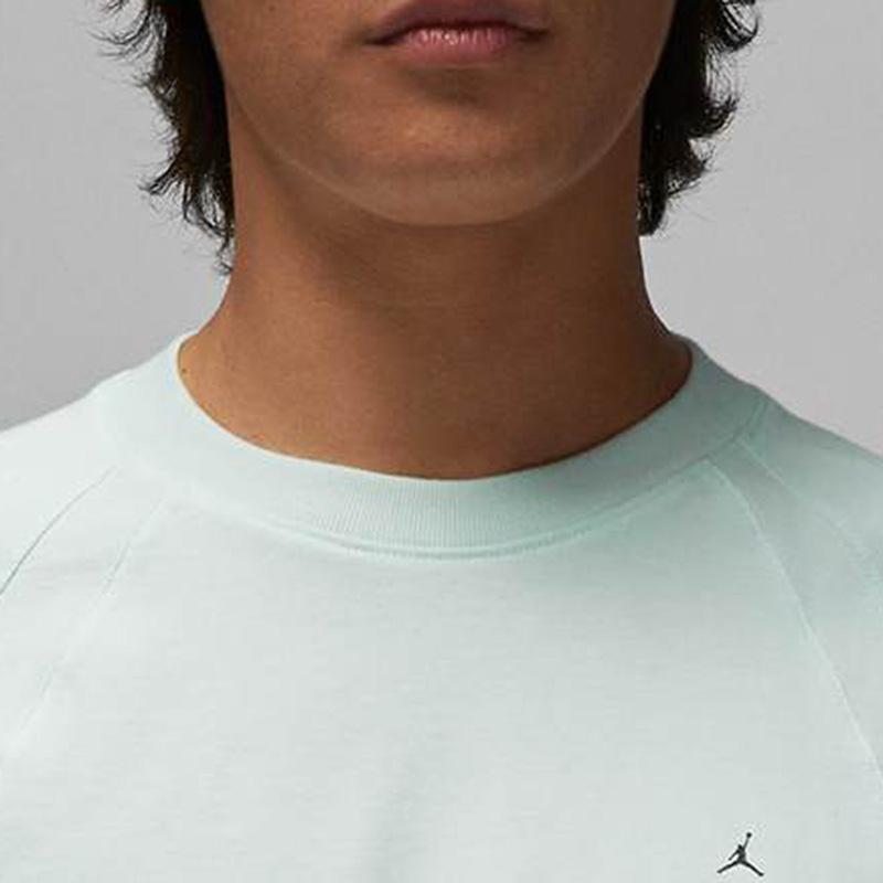 Jordan 23 Engineered Allover Print Crew Neck T-Shirt Men Tops Light-Green DX9592-394