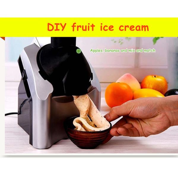 Automatische Fruchteismaschine für den Haushalt, für Kinder, Milchshake-Maschine, Hersteller für gefrorene Desserts, Eiscreme-Werkzeug für Eismaschine