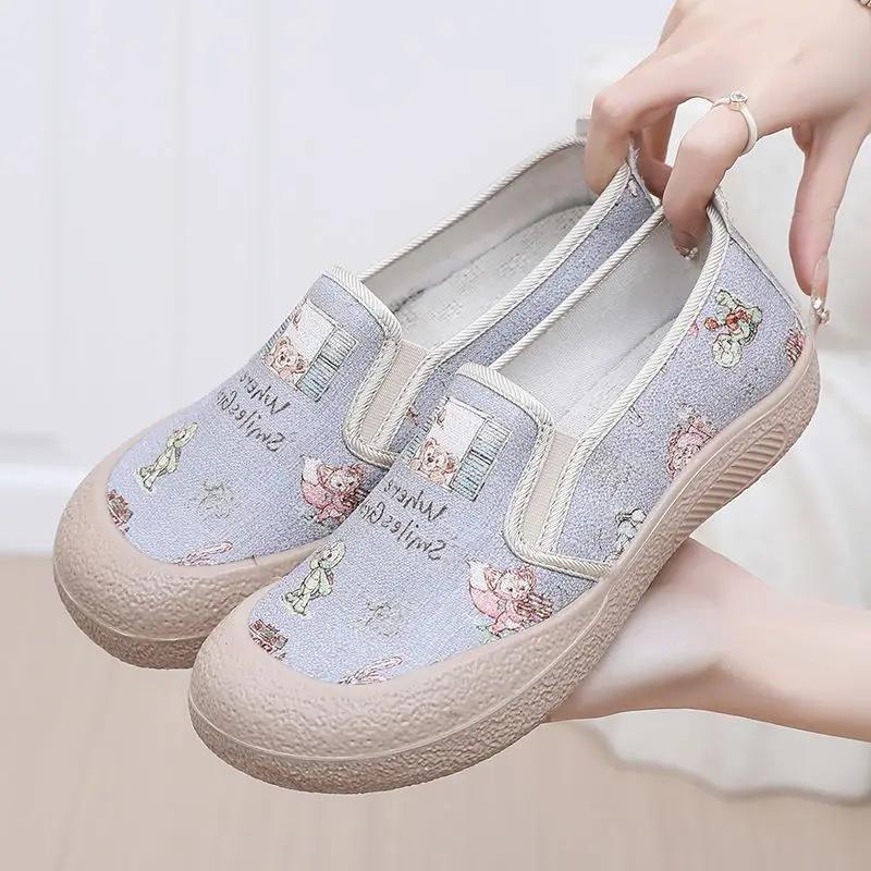 Fashion Comfortable and Elegant Cartoon Pattern Breathable Women's Shoes Designer Luxury New In Deals Original On Offer Ladies Footwear