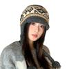 Women's Hat Style Ethnic Style Plus Velvet Knitted Wool Hat Korean Style Fashionable Versatile Ear Protection and Warm Lei Feng Hat
