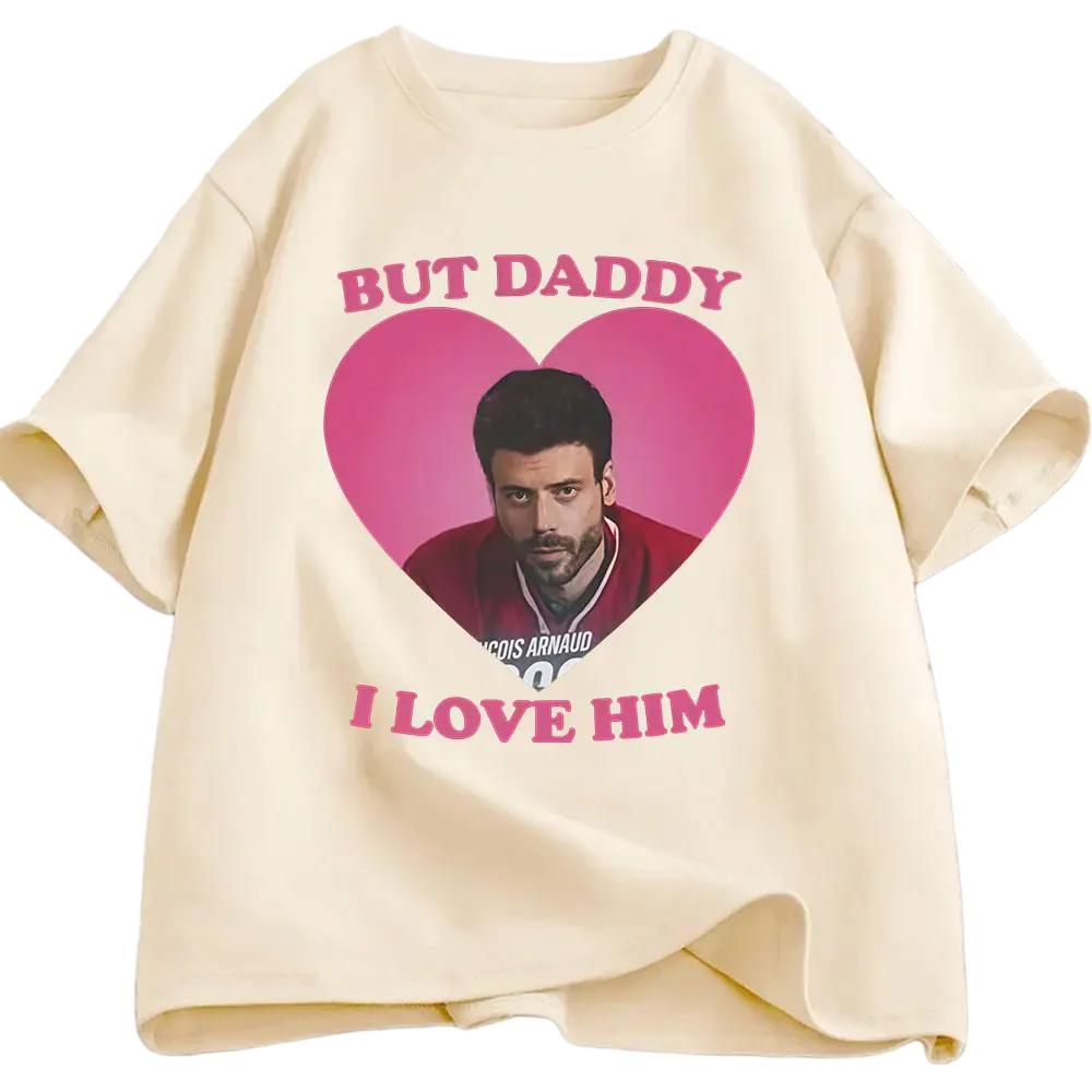 Rivalry Heated Scott Hunter But Dad I Love Him Tshirt 2026 Summer Mens Womens Luxury Fashion Mens Tshirt Street Wear Y2K