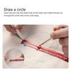 Aluminum Alloy Quilting Ruler 6Inch Metal Sliding Sewing Gauge Measuring Tool for Sewing Tailoring Quilting Hemming