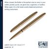 Fisher BULLET Ballpoint Pen Gold 1010328 EF-400G
