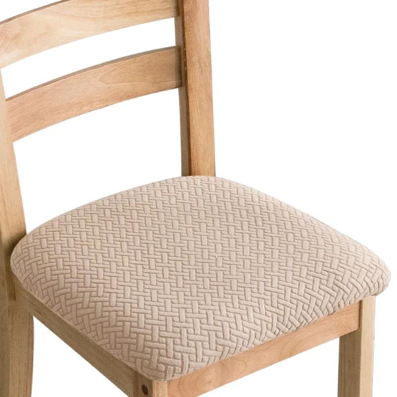 1/2/4/6 buc huse de scaun Jacquard elastice pentru sufragerie, detașabile, anti-praf, huse de protecție pentru scaune, restaurant