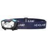 Headlamp USB Charging Waterproof Head Light High Brightness with Sensor for Outdoor Black