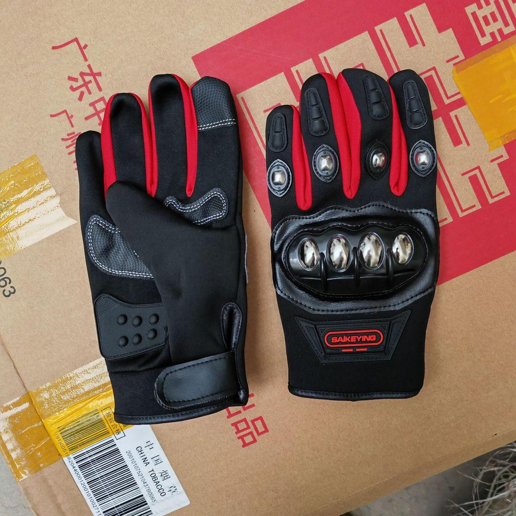 Verstärkte Taktische Handschuhe aus Edelstahl - Sturzsicher, Abriebfest, Voll- und Halbfinger-Optionen für Outdoor, Reiten und Selbstverteidigung