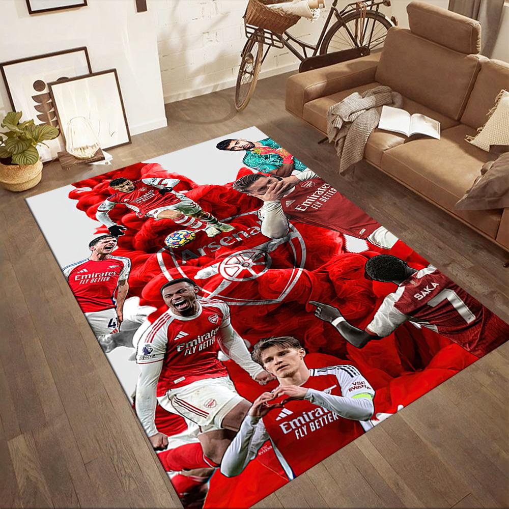 Arsenal Floor Rug Office Rug Perfect for Decorate Room Hallway Entryway Bedrooms Anti-slip Rug Anime Office Decor Perfect Gift for Friends & Family