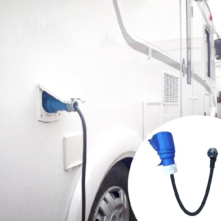 Travel Friendly Electric Vehicle Charging Adapter Coupler 32A, 7KW, Overheat Protections for Efficient Energy Transfer