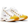 Reebok Question Mid Yellow Toe Unisex Sneakers White Ultraviolet FX4278